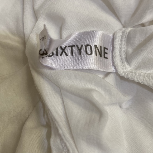 39 sixtyone tank top in white - Picture 5 of 5